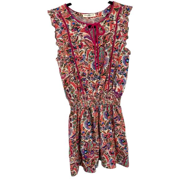 NATURAL LIFE Colorful Floral Mini Dress - Picture 12 of 12